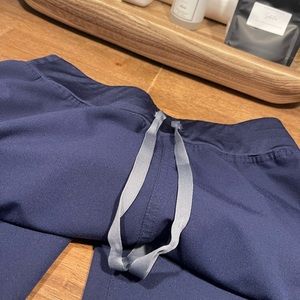Navy Livingston High Waisted Scrub Pants